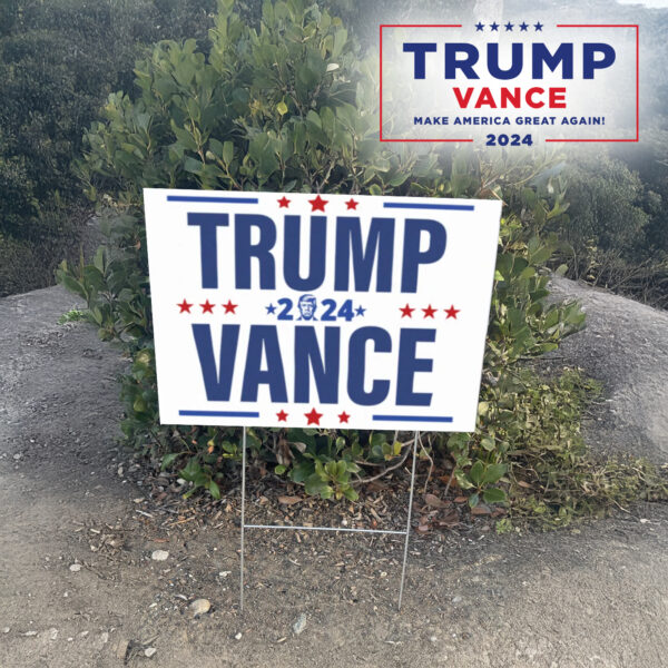 Presidential Election 2024, Trump For President Yard Sign2