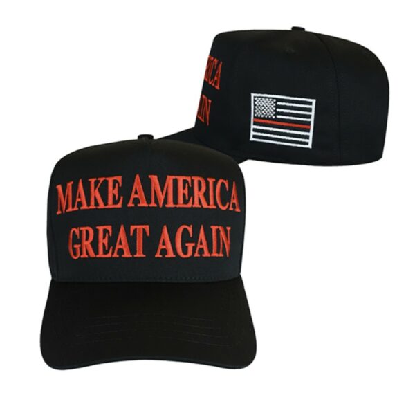 Red Dark MAGA Hat