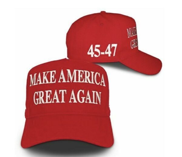 Red Dark MAGA Hat