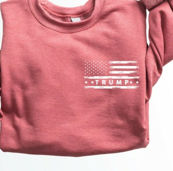 Republican Sweatshirt - Republican Pocket Crewneck - Trump Sweater - Trump 2024 - Trump Pocket Hoodie - Donald Trump - Trump For President