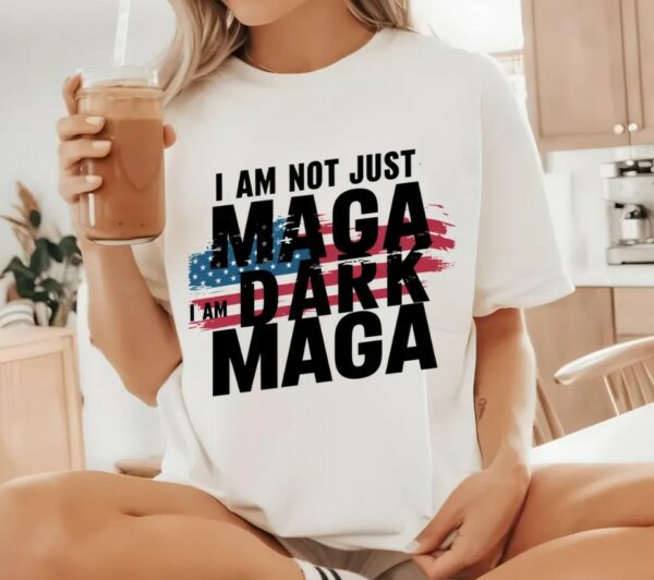 Retro Trump Shirt President 2024, Dark MAGA T-shirt, Election 2024 Donald Trump Support Trump Republican Women Men Merica Tshirt