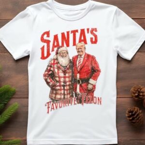 Santa’s Favorite Felon Shirt, Trump Christmas Shirt, Funny Trump Shirt, Christmas Shirt, Gift for Republican, Trump 2024 Shirt, Trump Shirt