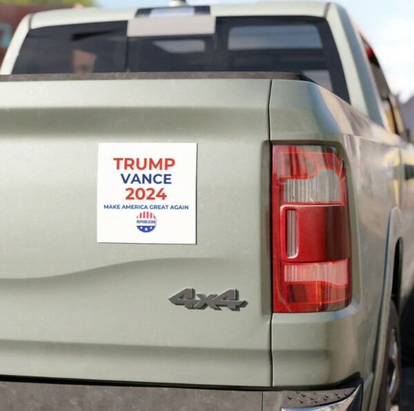 Support Trump Vance Gifts Trump Support Republican Vote Trump Vance 2024 Car Magnets2