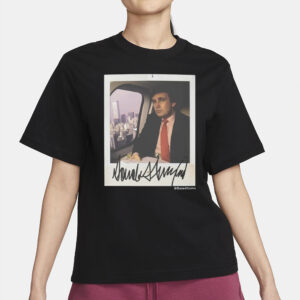 Swaggy Vintage Donald J. Trump Portrait Signature Signed Polaroid Unisex Black T-Shirt2