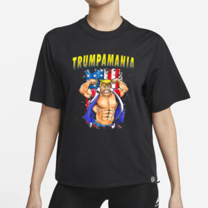 TRUMPAMANIA Cartoon Wrestling Shirts1