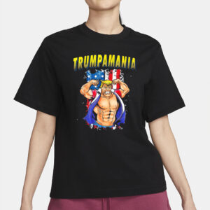 TRUMPAMANIA Cartoon Wrestling Shirts2