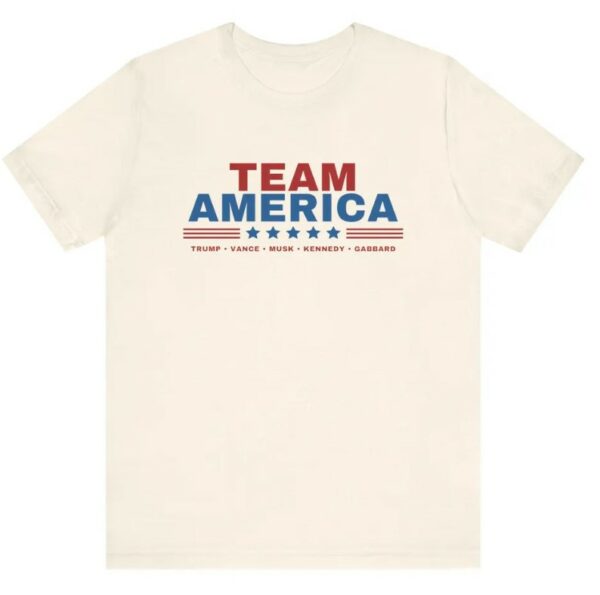 Team America - Trump, Vance, Musk, Kennedy, Gabbard Shirt! Save America! Team America shirt, Trump shirt, Trump Musk, Trump Kennedy,1