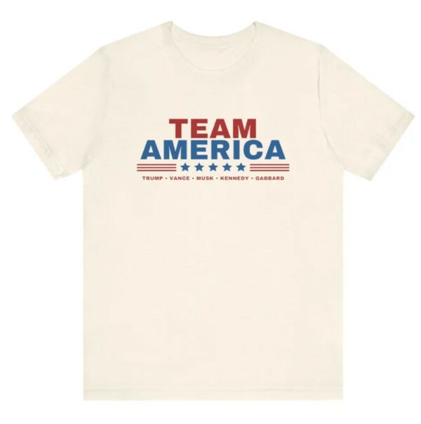 Team America - Trump, Vance, Musk, Kennedy, Gabbard Shirt! Save America! Team America shirt, Trump shirt, Trump Musk, Trump Kennedy,1