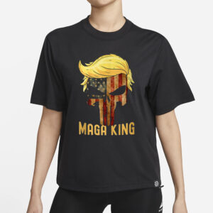 The Great Maga King Donald Trump Skull Maga King T-Shirts1