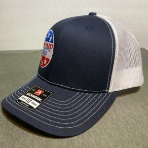 The “Trump 2024” circle design hat, Custom embroidery.2