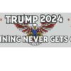 Trump 2024 Bumper Sticker Car Magnet Election 2024 Sticker for Vehicles Vote for Trump Boat Magnet Republican Party Accessory for Office