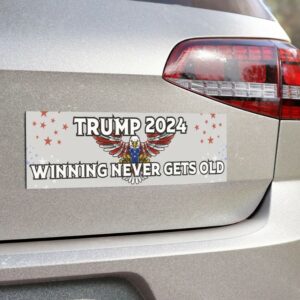 Trump 2024 Bumper Sticker Car Magnet Election 2024 Sticker for Vehicles Vote for Trump Boat Magnet Republican Party Accessory for Office2