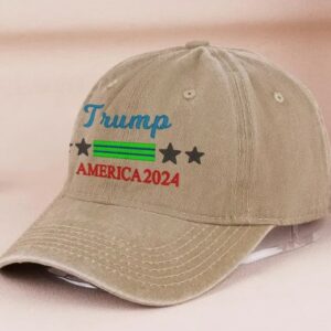 Trump 2024 Campaign Hat, MAGA Make America Great Again President, Donald Trump Hat Embroidered USA, Support Trump Vintage Cotton Twill Cap3