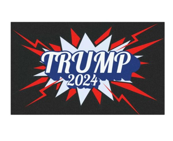 Trump 2024 Car Magnet retro superhero styling for Presidential Election auto art great gift for MAGA conservative republican for November2