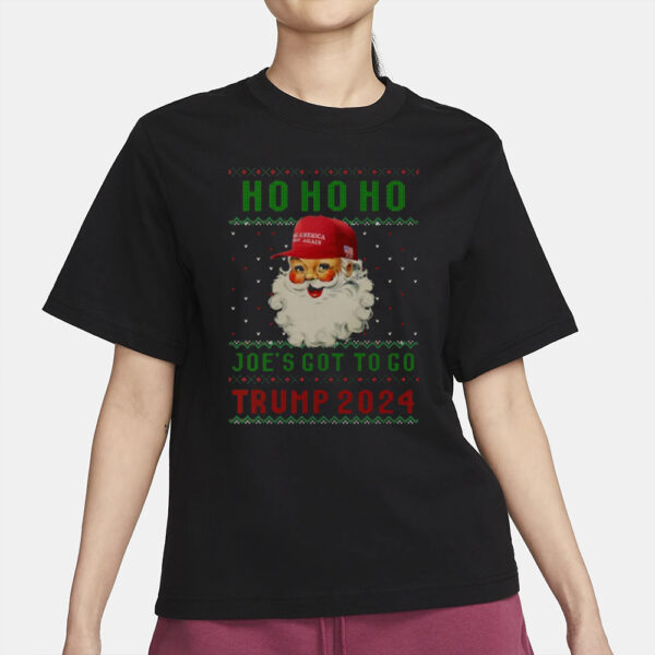 Trump 2024 Christmas shirt Santa MAGA Ugly Christmas T-shirts2