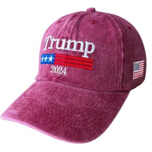 Trump 2024 Hat Donald Trump Hat- MAGA, Take America Back USA Adjustable Embroidered Baseball Cap