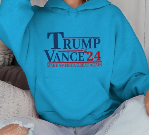 Trump 2024 Hoodie, Trump Vance 24, Trump 2024 Election, JD Vance Hoodie, MAGA Trump 2024, Never Surrender Donald Trump Hoodie2