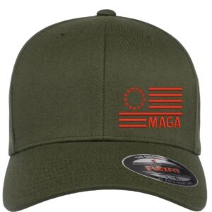 Trump 2024 MAGA Flag Patriotic Hat Caps