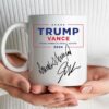 Trump 2024 Signature Coffee Mug, Vote Republican 2024, Fight For America