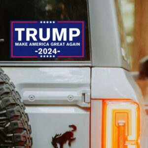 Trump 2024 Sticker Trump Bumper Sticker Vinyl Political Sticker Multiple Sizes Presidential Election 2024 Make America Great Again1