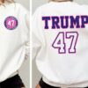 Trump 2024 Sweatshirt, Trump Support Sweatshirt, Donald Trump Election Sweatshirt, Presidential Election Sweatshirt, Trump 47 47th President