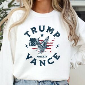 Trump 2024 Sweatshirt, Trump Vance 24, Republican Hoodie, President Donald Trump and JD Vance Republican Crewneck, Trump Supporter, MAGA