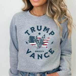 Trump 2024 Sweatshirt, Trump Vance 24, Republican Hoodie, President Donald Trump and JD Vance Republican Crewneck, Trump Supporter, MAGA3