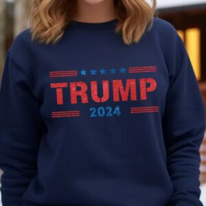 Trump 2024 T-Shirt Glitter Sweatshirt, Persident Donald Trump Shirt 2024, Trump 2024 Election Shirt, Support Trump T-Shirt3