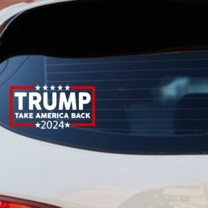 Trump 2024 Take America Back Mega Make America Great Again Sticker Truck Car Window Laptop Mugs Biden