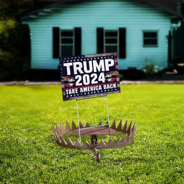 Trump 2024 Take America Back Yard Sign for Republican Partys