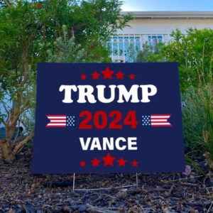 Trump 2024 Vance Sign, Patriotic Yard Sign, Republican Gift, Donald Trump 2024 Yard Sign3