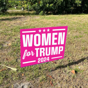 Trump 2024,Women For Trump Yard Signs, Trump For President 2024 Flag, Political Lawn Sign Women Yard Sign 1