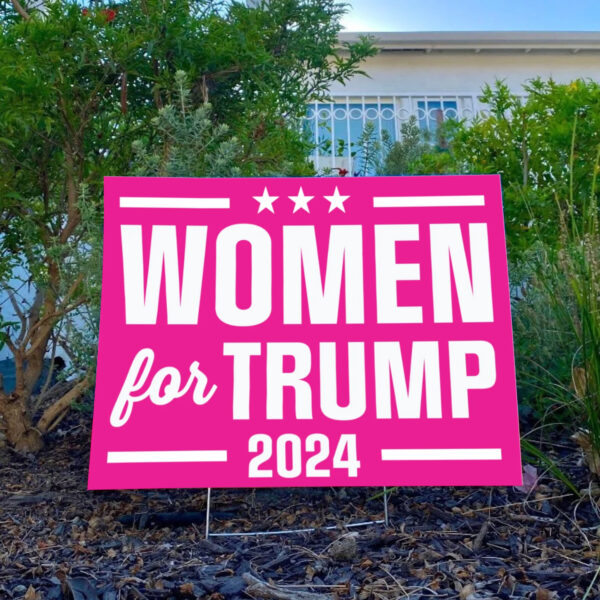 Trump 2024,Women For Trump Yard Signs, Trump For President 2024 Flag, Political Lawn Sign Women Yard Sign 3