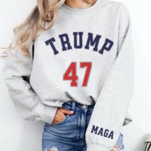 Trump 47 Sweatshirt, Trump 2024 Sweatshirt, Vote Shirt, Republican Crewneck, Election Sweatshirt, Trump Girl, Political Shirt, MAGA Sweater