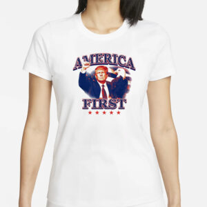 Trump America First Tee1