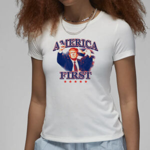 Trump America First Tee3