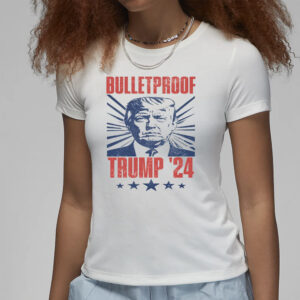 Trump Bulletproof Tank, MAGA Tee Shirt, Conservative Shirt, Election 2024 Republican Tshirt, Women's Ideal Racerback Tank3