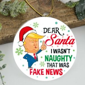 Trump Christmas Ornament, Conservative Anti Liberal Ornament, Trump Ornament, Team Trump Ornament, Make Christmas Great Again Gift Ideas