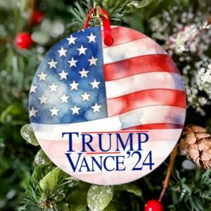 Trump Christmas Ornaments 2024 Trump Christmas Ornament Trump Vance 2024 Christmas Ornament 45 47 Ornament Trump Christmas Gift Republican1