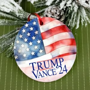 Trump Christmas Ornaments 2024 Trump Christmas Ornament Trump Vance 2024 Christmas Ornament 45 47 Ornament Trump Christmas Gift Republican3