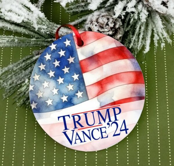 Trump Christmas Ornaments 2024 Trump Christmas Ornament Trump Vance 2024 Christmas Ornament 45 47 Ornament Trump Christmas Gift Republican3