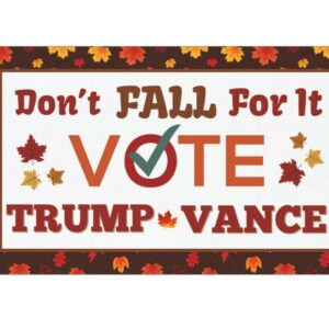 Trump Fall Magnet Trump Vance Car Magnet Maga Merch Republican Conservative Gift Trump Decal Donald Trump Gifts Trump Girl Election 20241