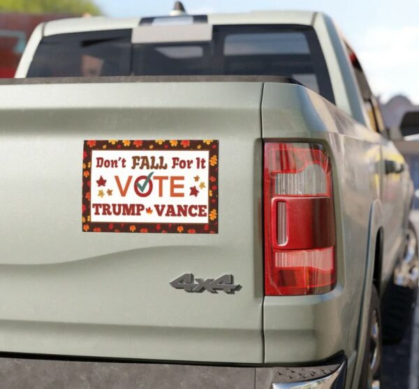 Trump Fall Magnet Trump Vance Car Magnet Maga Merch Republican Conservative Gift Trump Decal Donald Trump Gifts Trump Girl Election 20242