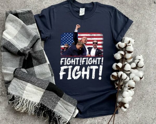 Trump Fight Fight Fight Shirt, God Bless Trump Shirt, President Donald Trump 2024 Shirt, Support Trump Shirt,Trump 2024 Election Shirt3