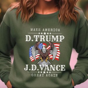 Trump Fight Sweatshirt, Trump Vance 2024 Hoodie, Donald Trump 2024 Hooded, Bulletproof Trump Trump Election 2024 Rally Sweaters, SL31882