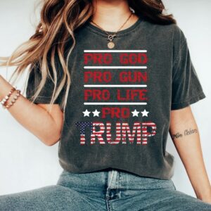 Trump Flag Shirt, 2024 Trump Shirt, Republican T Shirt, Voting Shirt, MAGA Ladies Shirt, MAGA 2024, Trump Election Tee, MAGA Men's Shirts