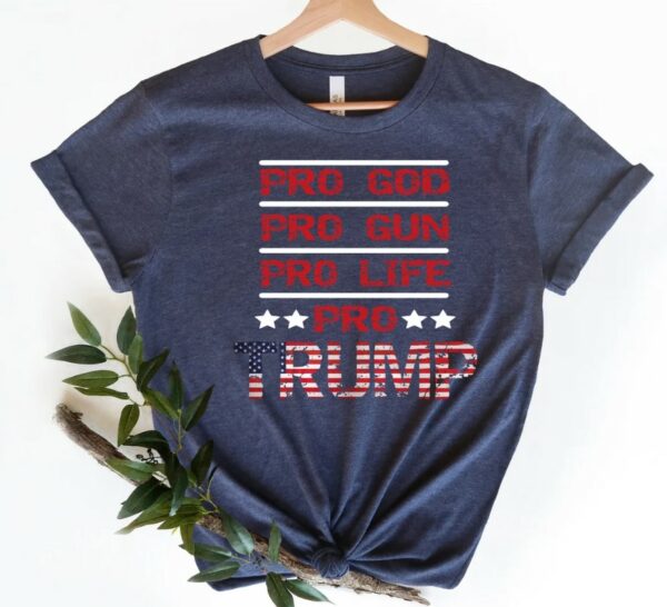 Trump Flag Shirt, 2024 Trump Shirt, Republican T Shirt, Voting Shirt, MAGA Ladies Shirt, MAGA 2024, Trump Election Tee, MAGA Men's Shirts3