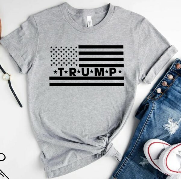 Trump Flag Shirt, 2024 Trump Shirt, Republican T Shirt, Voting Shirt, MAGA Ladies Shirt, Trump Election Men's Shirts1