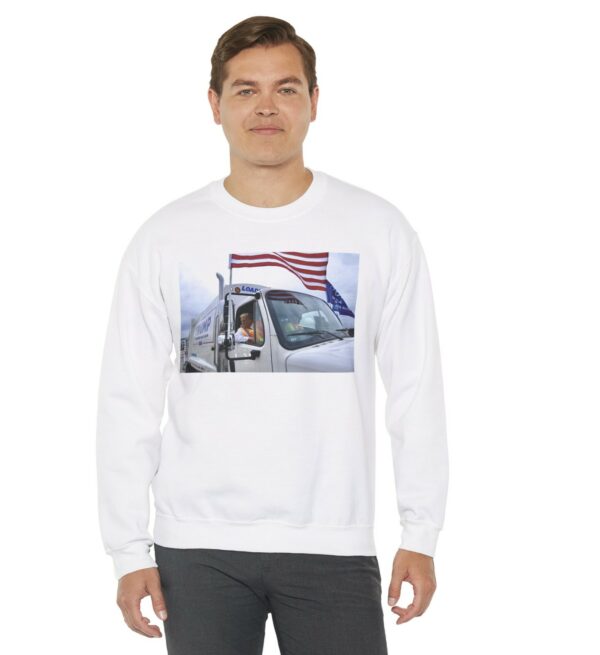 Trump Garbage Truck Crewneck Sweatshirt USA