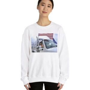 Trump Garbage Truck Crewneck Sweatshirts